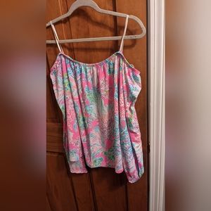 Lilly Pulitzer off the shoulder shirt